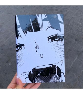 Köstebek Anime Japanese Heart Eye Girl A5 Çizgisiz Orta Boy Beyaz Not Defteri