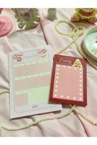 Merccuri Crafts Coquette A5 Renkli Düz Orta Boy Çok Renkli 2'li Set Not Defteri