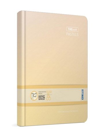 Gıpta The Book Pastel A5 Kareli Orta Boy Sarı Not Defteri