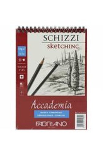 Fabriano Accademia Schizzi A5 Çizgisiz Büyük Boy Beyaz Not Defteri