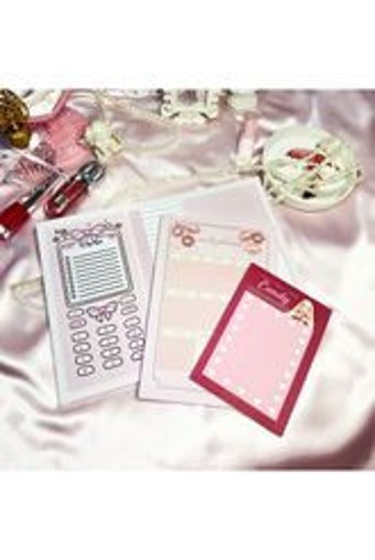 Merccuri Crafts A4 Çizgisiz Düz Büyük Boy Pembe Set Not Defteri