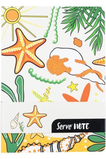 Serve Note A5 Çizgili Orta Boy Sarı Not Defteri