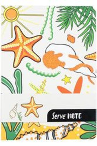 Serve Note A5 Çizgili Orta Boy Sarı Not Defteri
