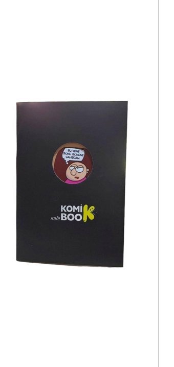 Paklon A7 Kareli Küçük Boy Siyah Not Defteri
