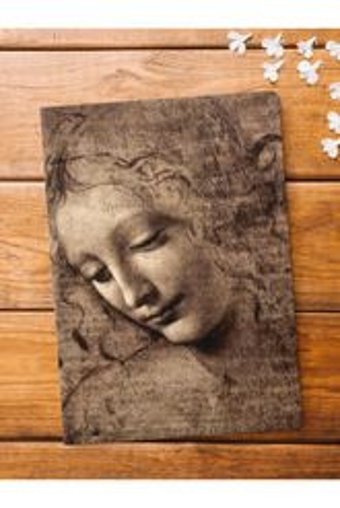 Postifull Leonardo Da Vinci A5 Çizgisiz Orta Boy Çok Renkli Not Defteri