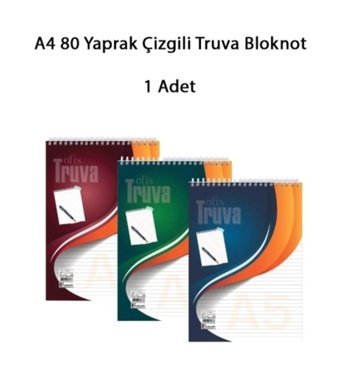 Mbb Eticaret A4 Çizgili Orta Boy Beyaz Not Defteri