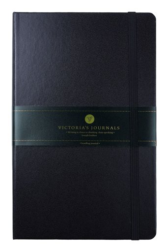 Victoria'S Journals Venzi Classic A5 Noktalı Orta Boy Siyah Not Defteri