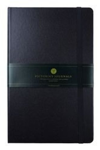 Victoria'S Journals Venzi Classic A5 Noktalı Orta Boy Siyah Not Defteri