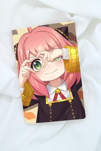 Anime Marketi Anya Forger A5 Çizgisiz Orta Boy Çok Renkli Not Defteri