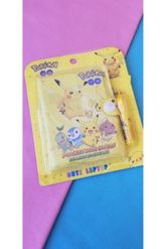 Şengül Ticaret Pikachu Pokemon Kalemli A7 Renkli Küçük Boy Çok Renkli Not Defteri