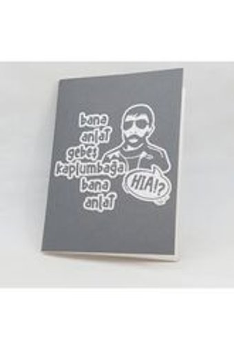 İronishop Bana Anlat Gebeş Kaplumbağa A6 Çizgisiz Küçük Boy Siyah Not Defteri