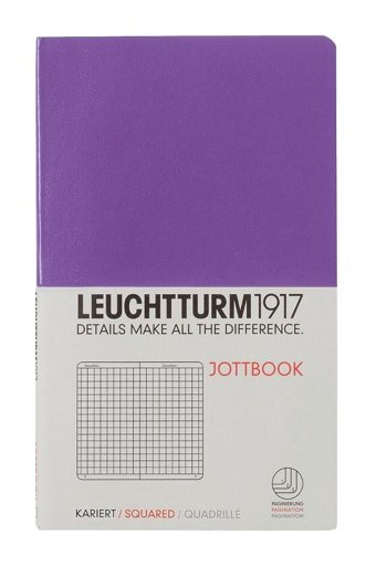Leuchtturm1917 A6 Kareli Cep Boy Mor Not Defteri