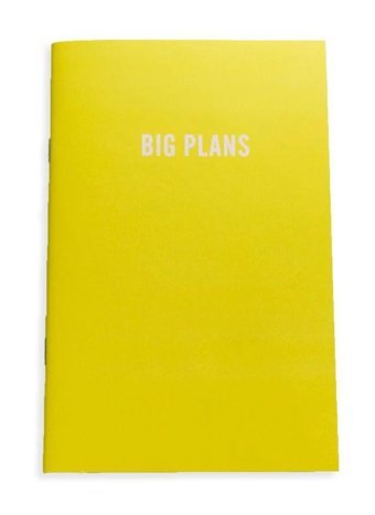 Prep Big Plans A5 Çizgisiz Orta Boy Sarı Not Defteri
