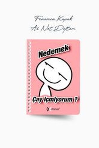 Dortel A6 Kareli Küçük Boy Pembe Not Defteri