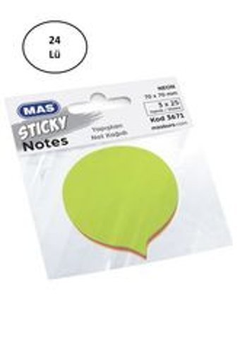 Mas 3671 75 A5 Çizgili Orta Boy Çok Renkli Not Defteri