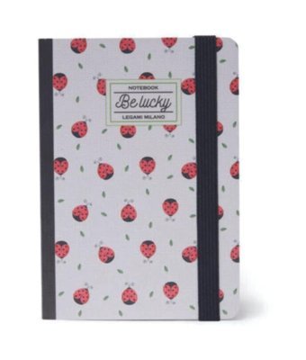 Legami Ladybug A6 Çizgili Küçük Boy Beyaz Not Defteri