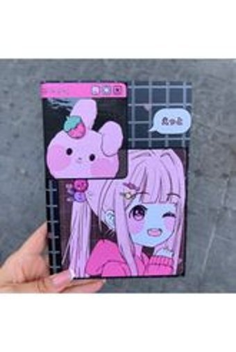 Köstebek Anime Cute Png Girl A5 Çizgisiz Orta Boy Çok Renkli Not Defteri