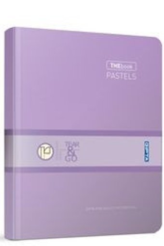 Gıpta The Book Pastel A4 Kareli Büyük Boy Mor Not Defteri