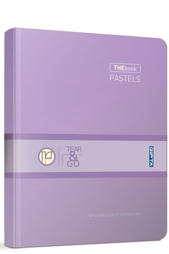 Gıpta The Book Pastel A4 Kareli Büyük Boy Mor Not Defteri