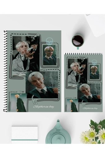 Feroxby Draco Malfoy A5 Çizgisiz Çok Renkli Not Defteri