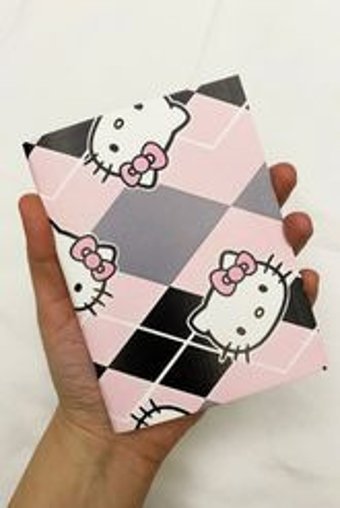 Modazey Hello Kitty A6 Çizgisiz Küçük Boy Çok Renkli Not Defteri