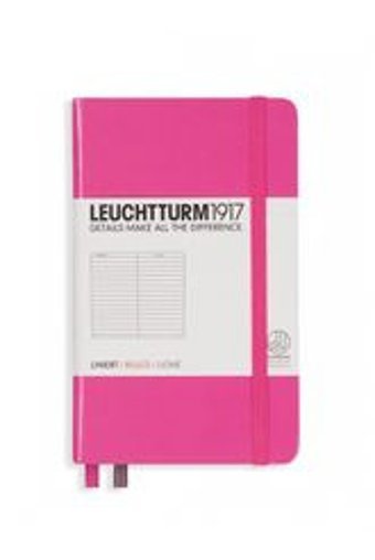 Leuchtturm1917 A6 Çizgili Cep Boy Beyaz Not Defteri