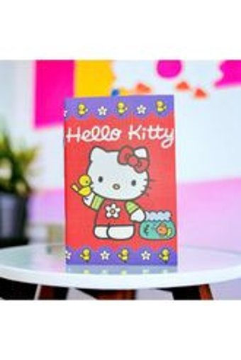 Nemesis Hello Kitty A6 Çizgisiz Küçük Boy Kırmızı Not Defteri