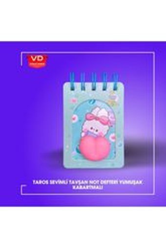 Vuslat Design Kalp A7 Çizgili Küçük Boy Yeşil Not Defteri
