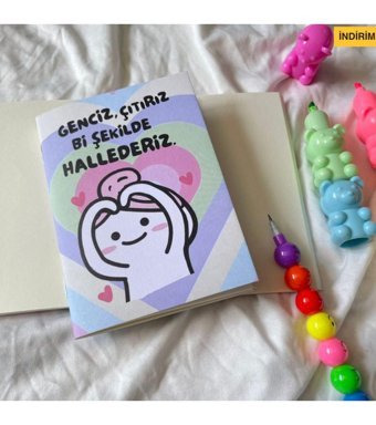 Strolive A5 Çizgisiz Küçük Boy Çok Renkli Not Defteri
