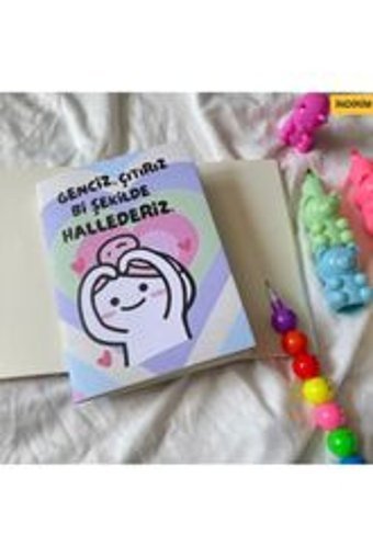Strolive A5 Çizgisiz Küçük Boy Çok Renkli Not Defteri