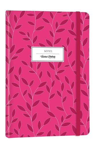 Victoria'S Journals Venzi Art A5 Çizgili Orta Boy Pembe Not Defteri