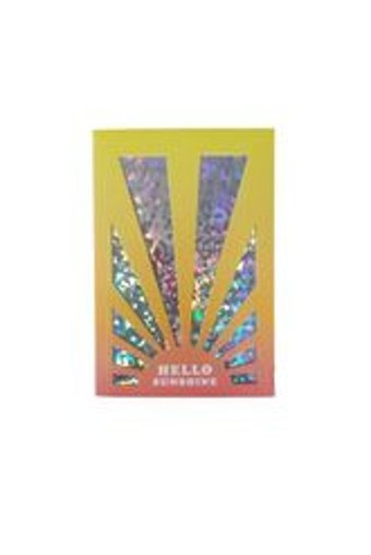Pyrus Hello Sunshine A5 Çizgili Orta Boy Çok Renkli Not Defteri