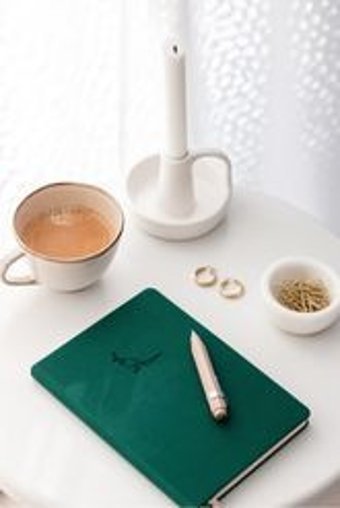 Matt Notebook A5 Noktalı Orta Boy Yeşil Not Defteri