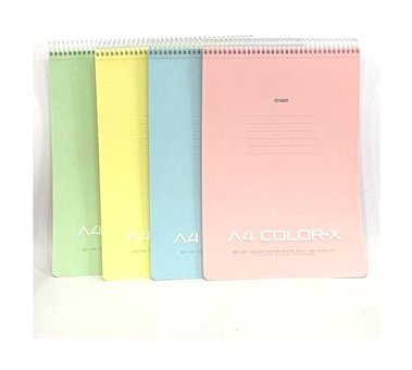Nohar Colorx B5 Renkli Küçük Boy Çok Renkli 4'lü Not Defteri