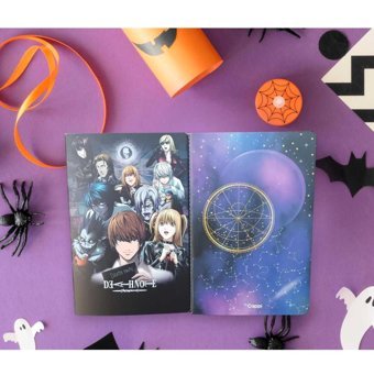 By Cappi Death Note & Galaksi A5 Noktalı Düz Orta Boy Çok Renkli Set Not Defteri