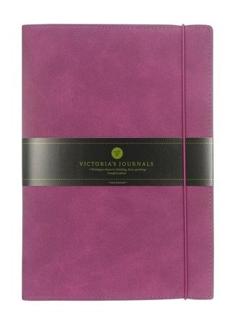 Victoria'S Journals Bufallo A6 Noktalı Orta Boy Koyu Pembe Not Defteri