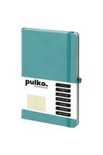 Pulko A5 Çizgili Orta Boy Turkuaz Not Defteri