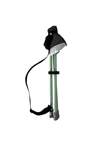 Platan Stool Ones T Bez Katlanır Üçgen Kamp Taburesi Siyah