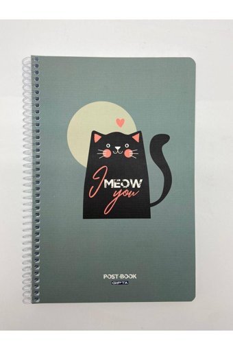 Post-Book A5 Kareli Yeşil Not Defteri