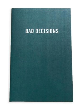 Prep Bad Decisions A5 Çizgisiz Orta Boy Yeşil Not Defteri