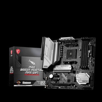 MSI MAG B550M MORTAR MAX WIFI AM4 DDR4 4400(OC) HDMI DP M.2 USB3.2 2.5G LAN WIFI 6E MATX