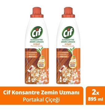 Cif Konsantre Zemin Uzmanı Yüzey Temizleyici 2x895 ml