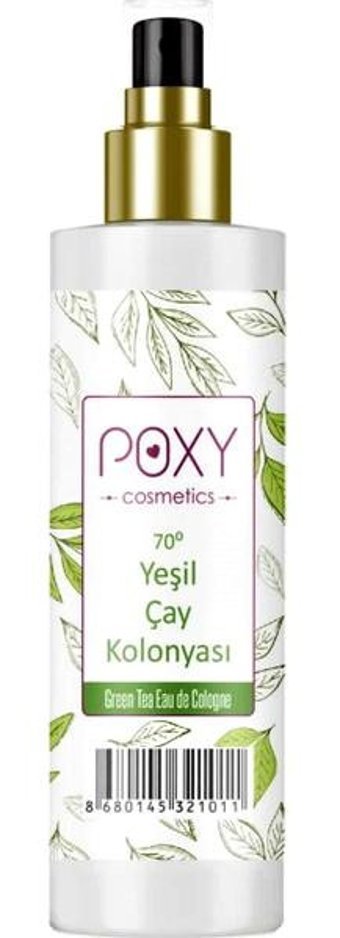 Poxy Yeşil Çay Sprey Plastik Kolonya 100 ml