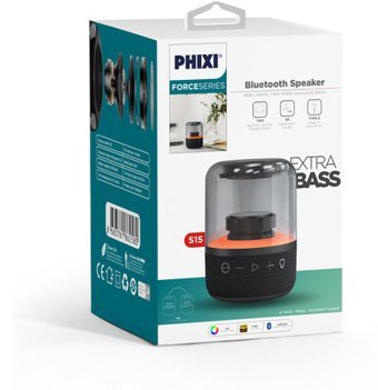 Phixi Force S15 Bluetooth Hoparlör Siyah