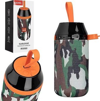 Polaxtor AS-04 Bluetooth Hoparlör Kamuflaj