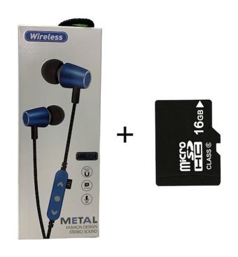 Platoon Ms-T14 Kulak İçi Kablosuz Bluetooth Kulaklık Mavi