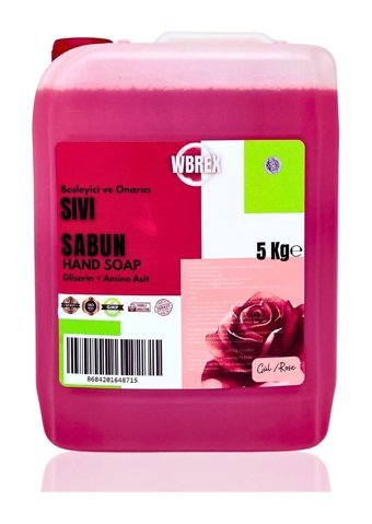 Wbrex Gül Organik Nemlendiricili 5 lt Sıvı Sabun