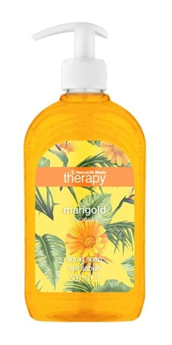 Huncalife Therapy Marigold Aynı Sefa Nemlendiricili Parabensiz Alkolsüz 500 ml Sıvı Sabun