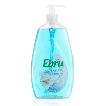 Ebru Okyanus Ferahlığı Nemlendiricili Parabensiz 750 ml Sıvı Sabun