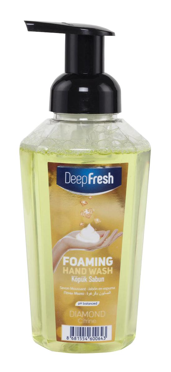 Deep Fresh Diamond Citrine Nemlendiricili Parabensiz Alkolsüz Köpük 400 ml Sıvı Sabun